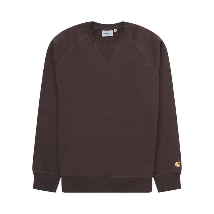 Carhartt WIP Chase Sweatshirt Dark Umber/Gold