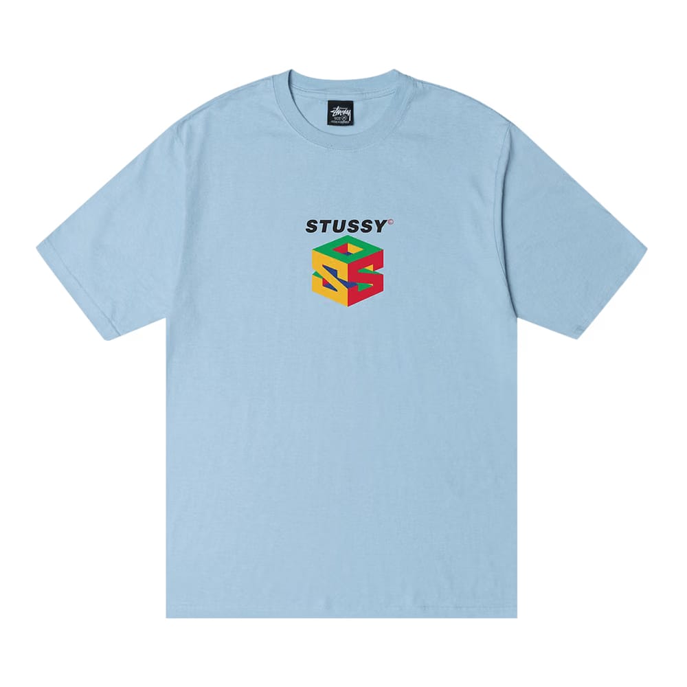 Stussy S64 Pigment Dyed T-Shirt Sky Blue
