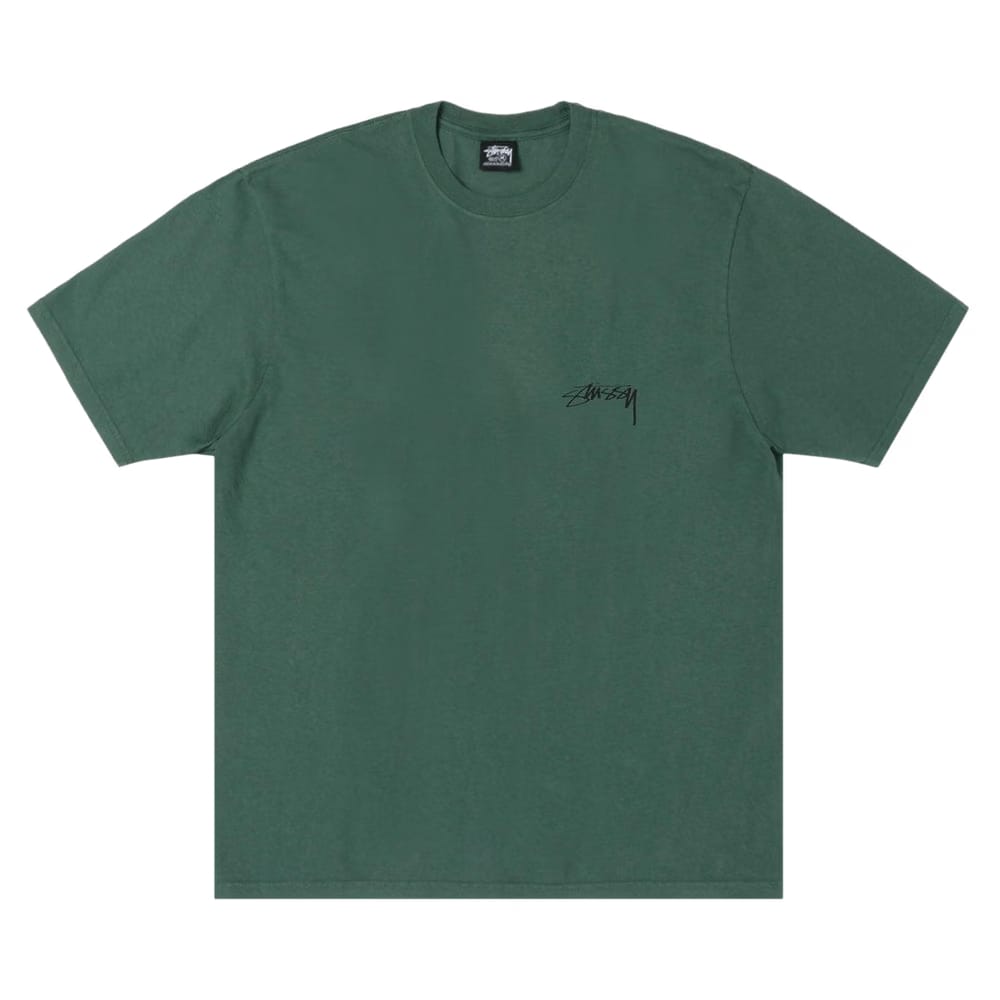 Stussy Serpent T-Shirt Pigment Dyed Pine