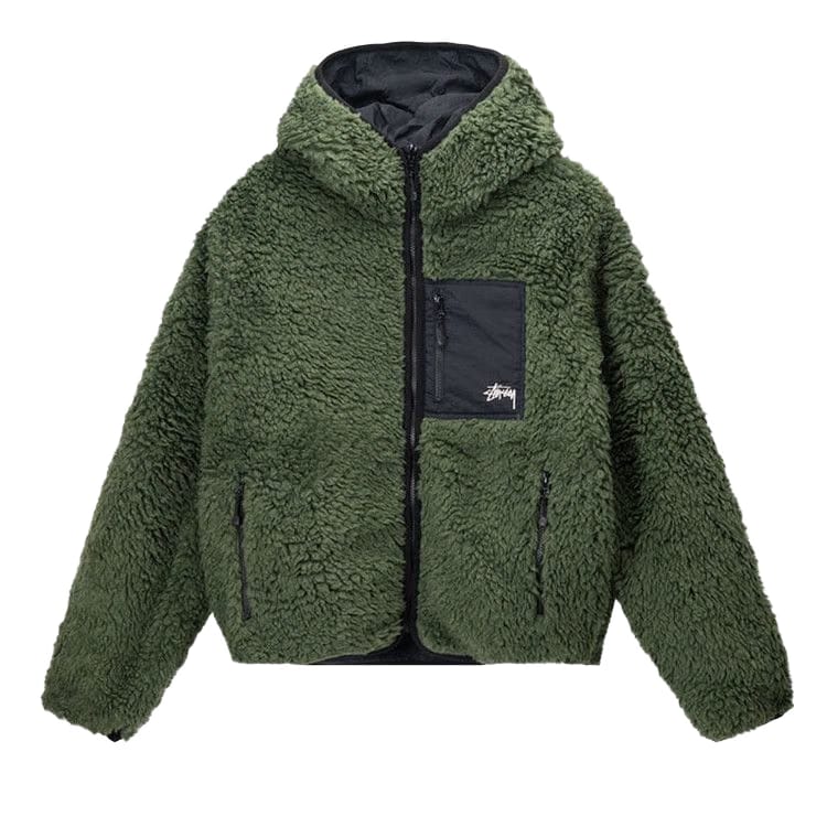 Stussy Sherpa Jacket Olive