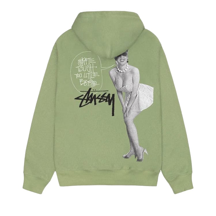 Stussy Skate Tough Zip Hoodie Moss