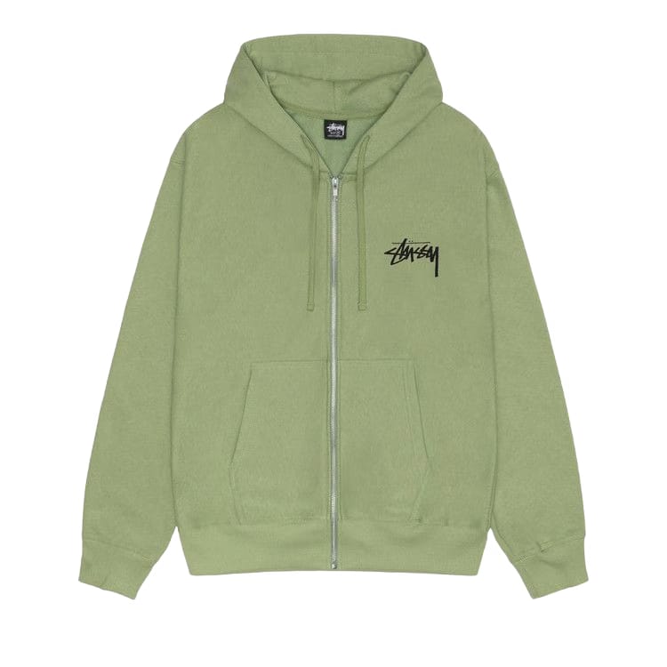 Stussy Skate Tough Zip Hoodie Moss