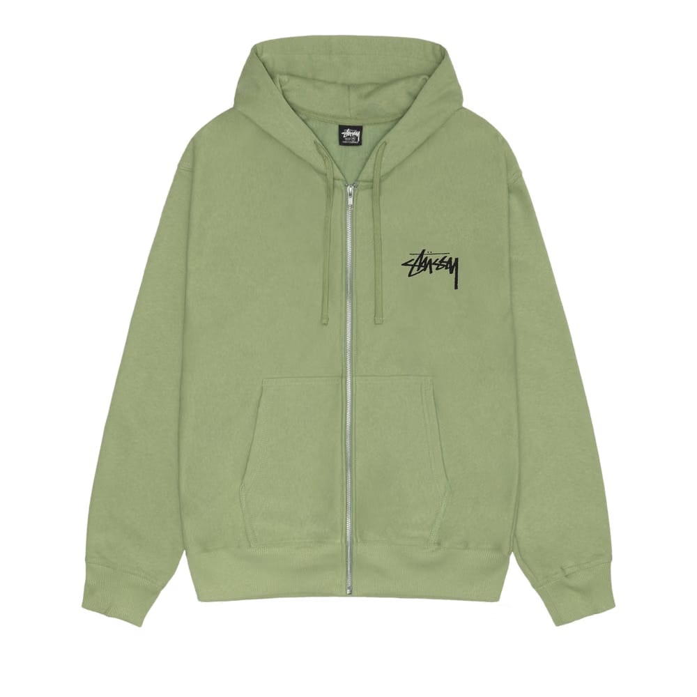 Stussy Skate Tough Zip Hoodie Moss