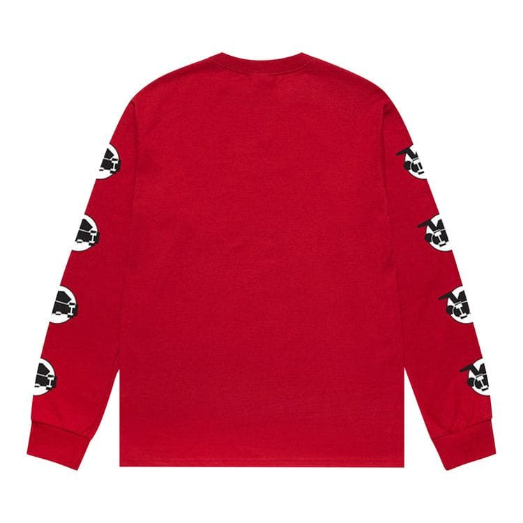 Stussy Skateman Long-Sleeve T-Shirt Dark Red