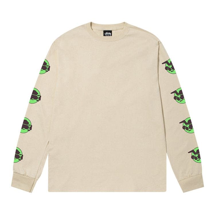 Stussy Skateman Long-Sleeve T-Shirt Putty