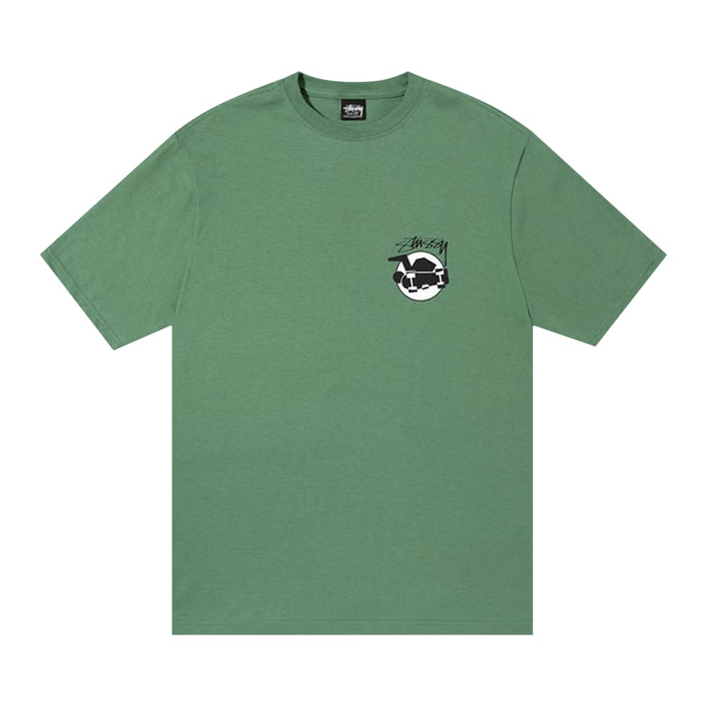 Stussy Skateman T-Shirt Green