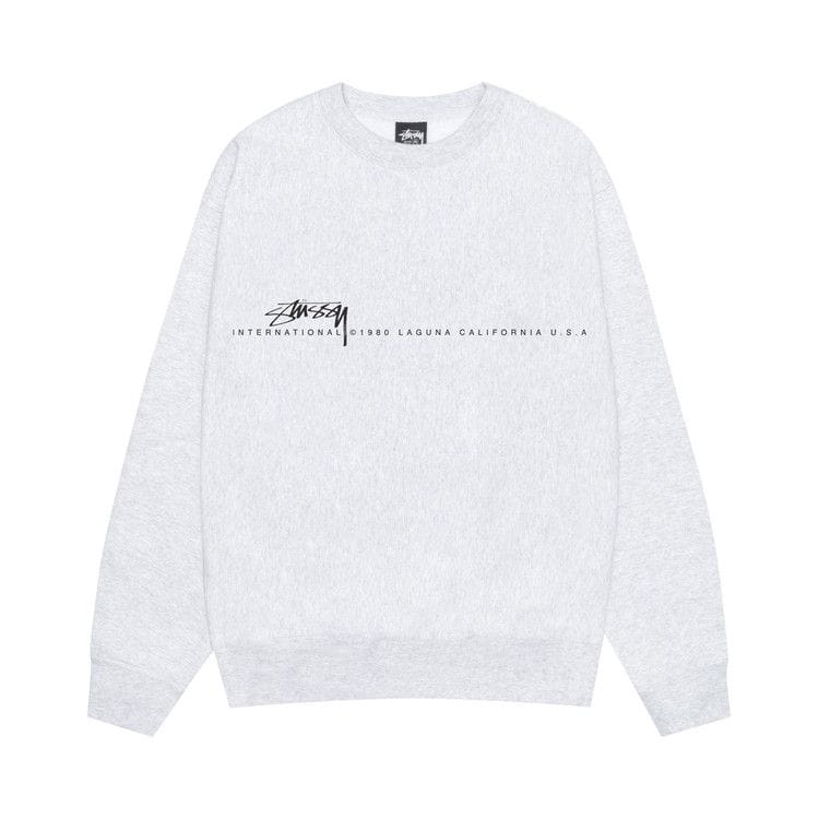 Stussy Smooth 80 Crew Ash Heather