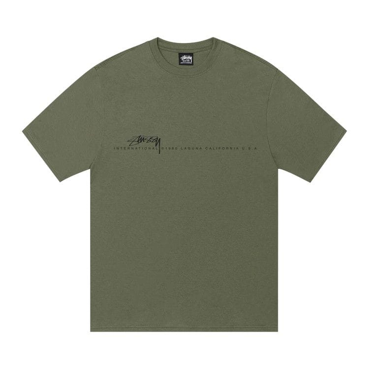 Stussy Smooth 80 T-Shirt Olive