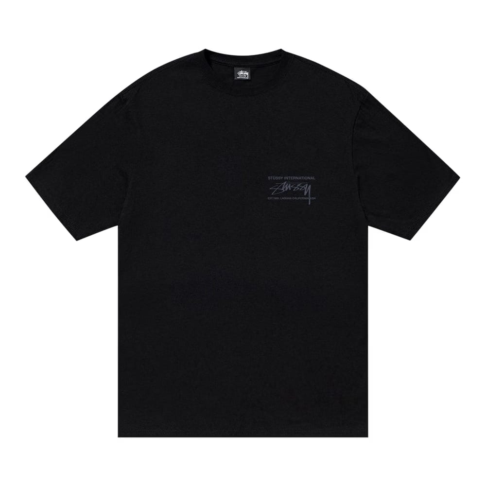 Stussy Smooth International T-Shirt Black