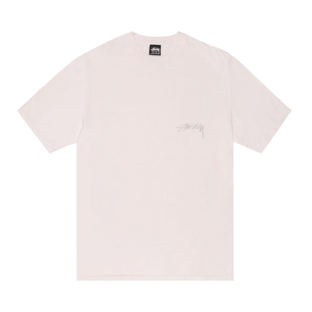 Stussy Smooth Reverse T-Shirt Pigment Dyed Blush
