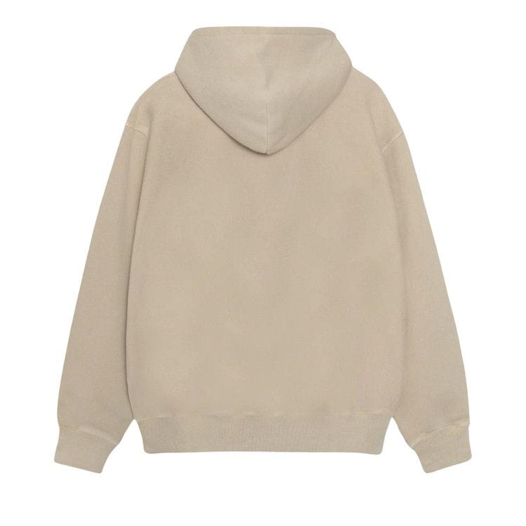 Stussy Smooth Stock Pigment Dyed Hoodie Khaki
