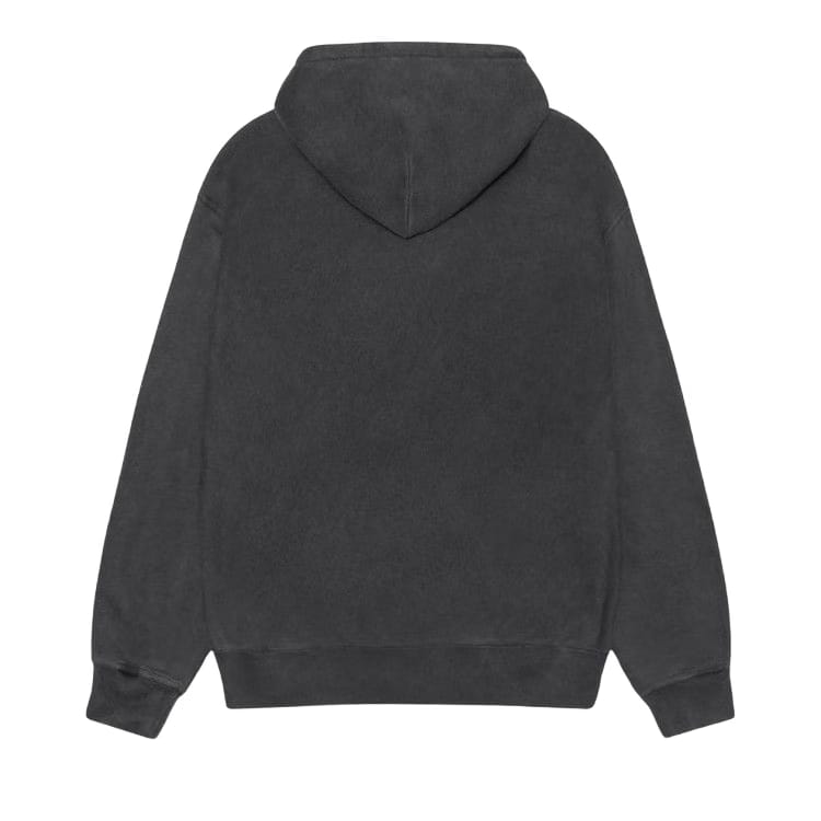 Stussy Smooth Stock Pigment Dyed Zip Hoodie Black