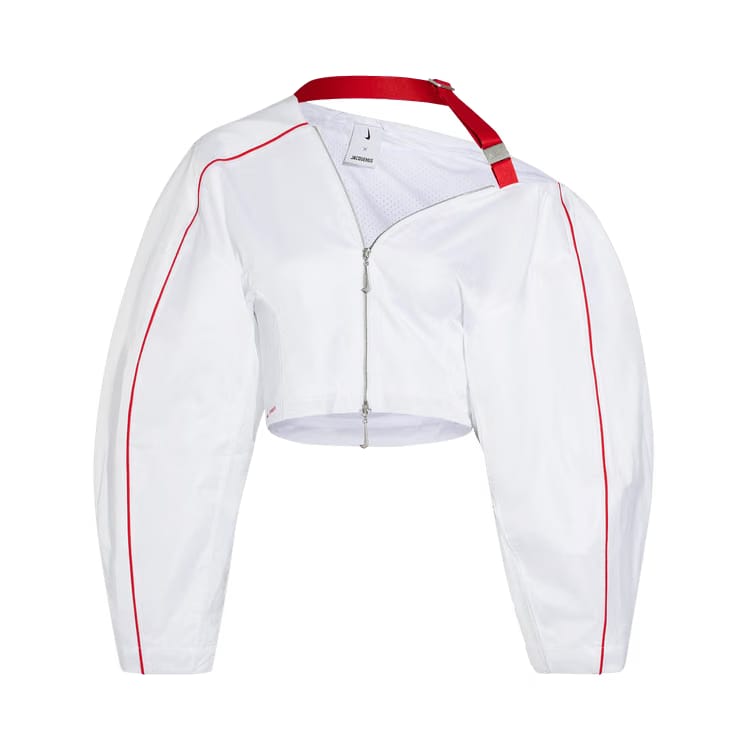 Jacquemus x Nike Shorts Asymmetrical Jacket White