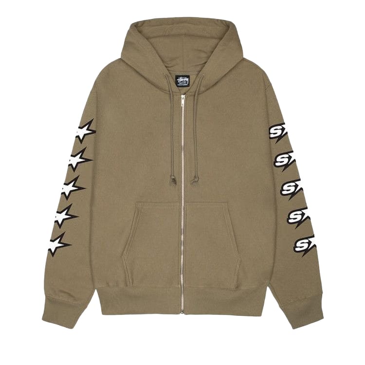 Stussy Speedway Zip Hoodie Army