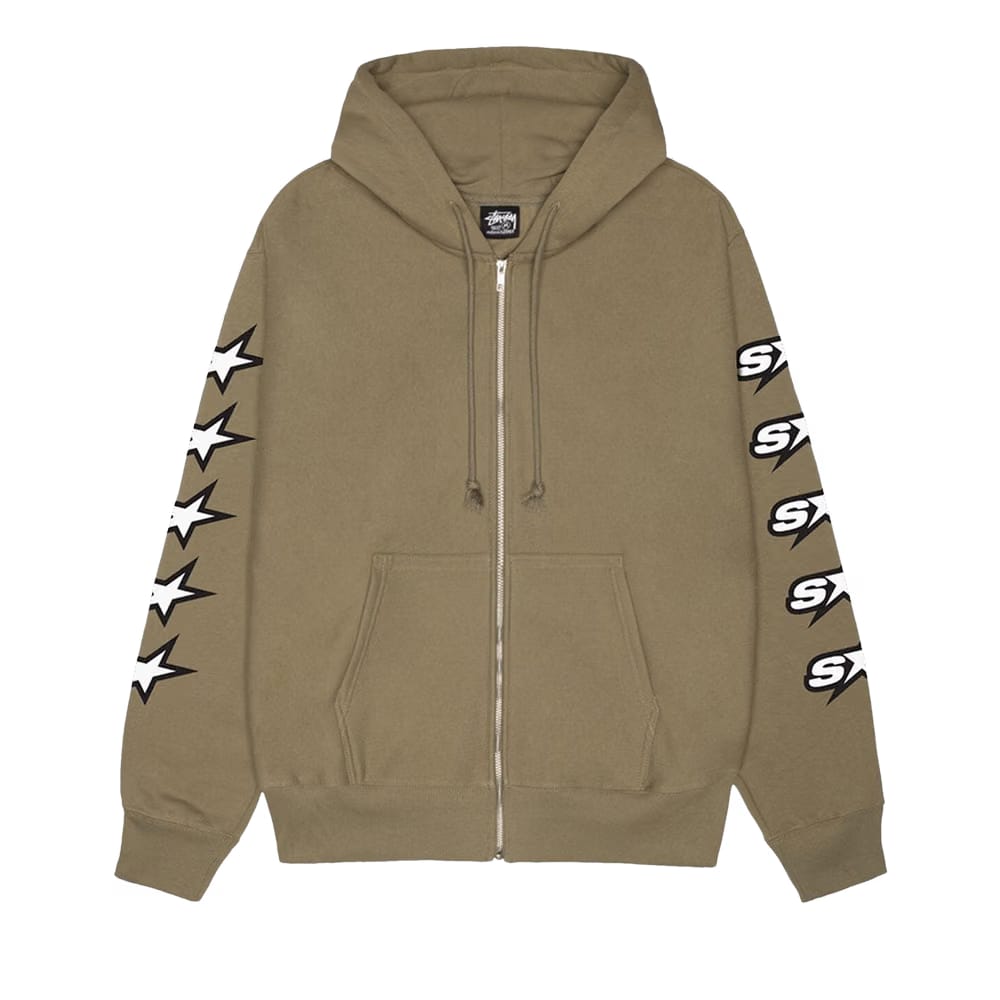 Stussy Speedway Zip Hoodie Army