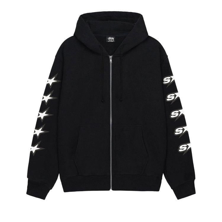 Stussy Speedway Zip Hoodie Black