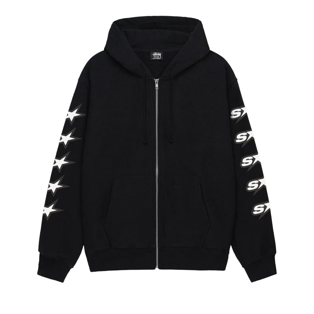 Stussy Speedway Zip Hoodie Black