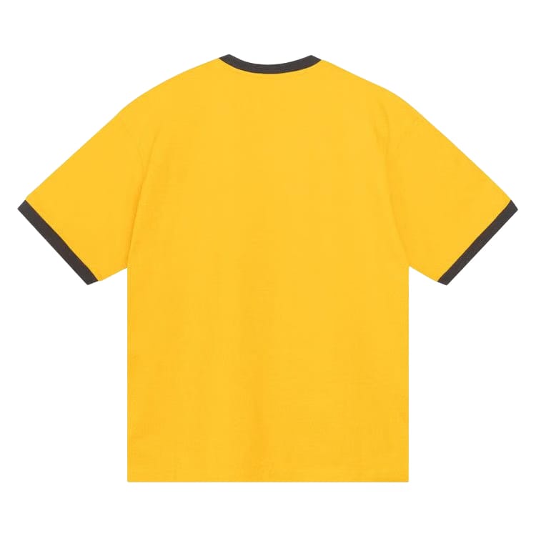 Stussy Sport Ringer T-Shirt Gold