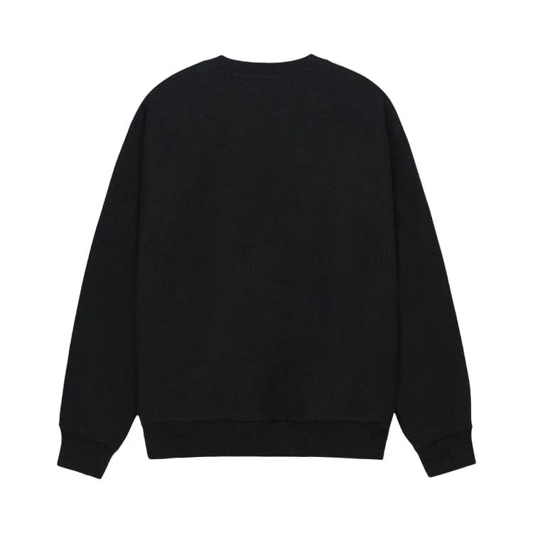 Stussy Sport Script Crew Black