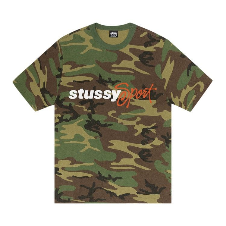 Stussy Sport Script T-Shirt Camo