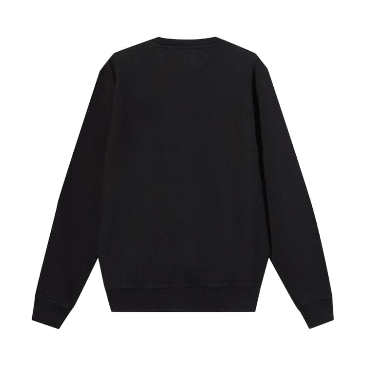 Stussy Stock Logo Crew Black