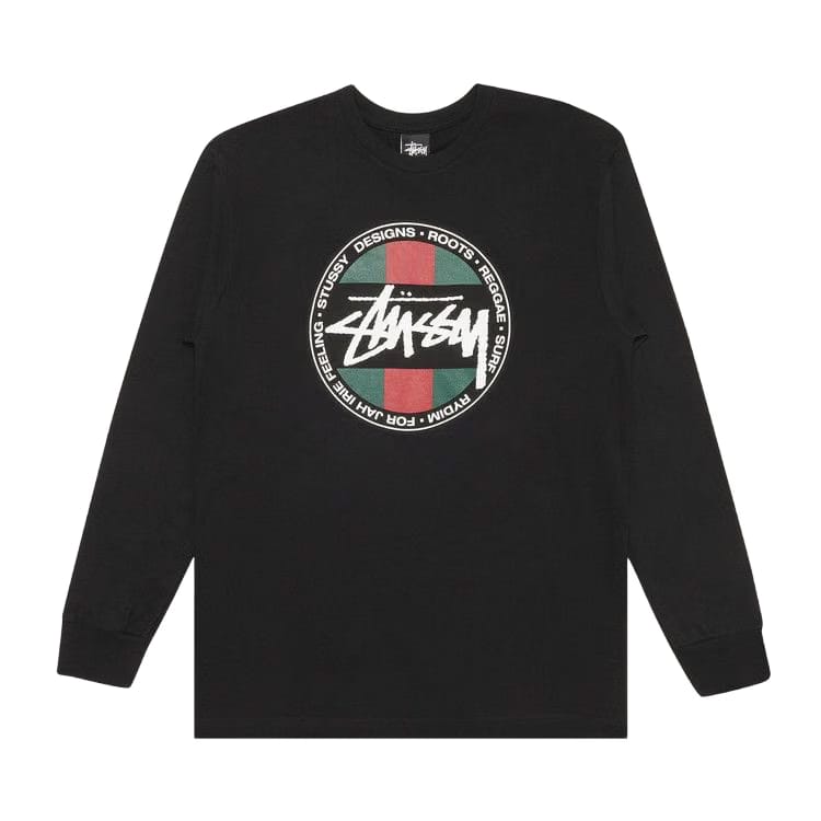 Stussy SS Stripe Dot Long-Sleeve Black
