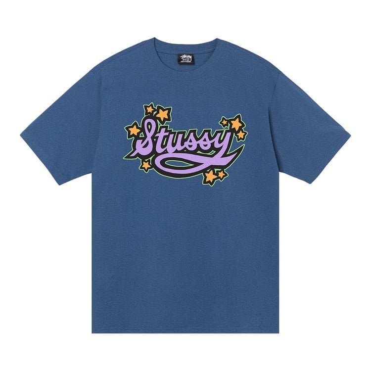 Stussy Star Script T-Shirt Midnight