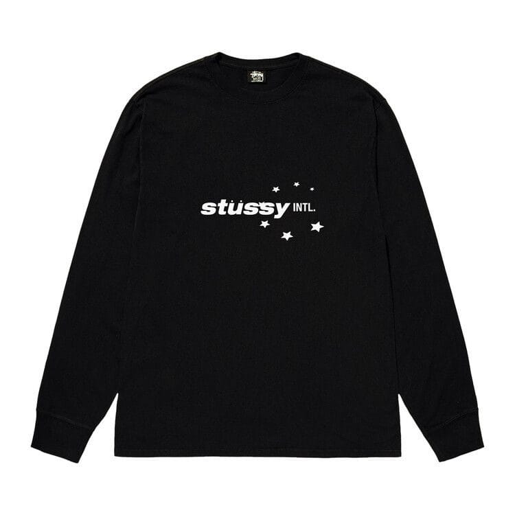 Stussy Star Sport Long-Sleeve T-Shirt Black