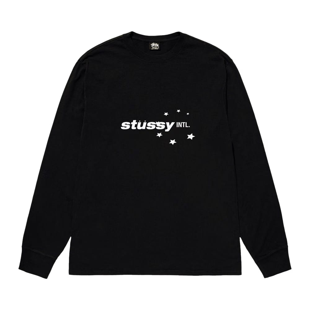 Stussy Star Sport Long-Sleeve T-Shirt Black