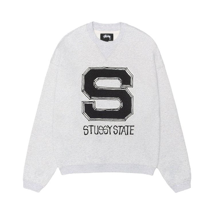 Stussy State Crew Ash Heather
