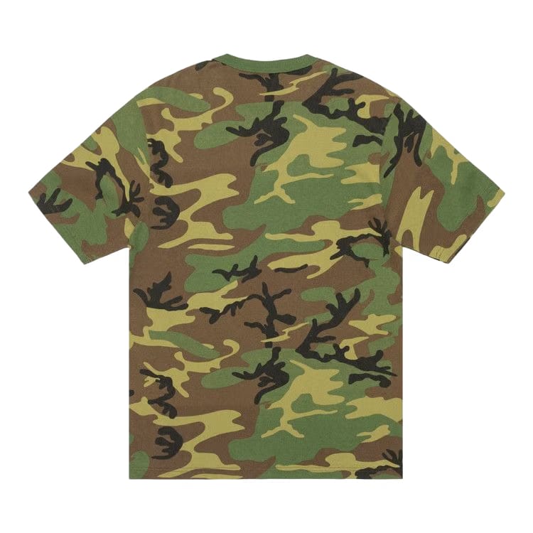 Stussy Stock Camo T-Shirt Camo/White
