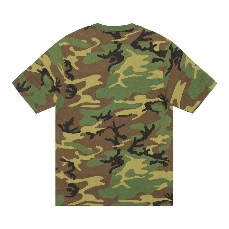 Stussy Stock Camo T-Shirt Camo/Yellow
