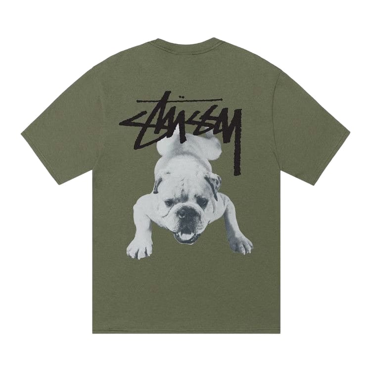 Stussy Stock Dog T-Shirt Olive