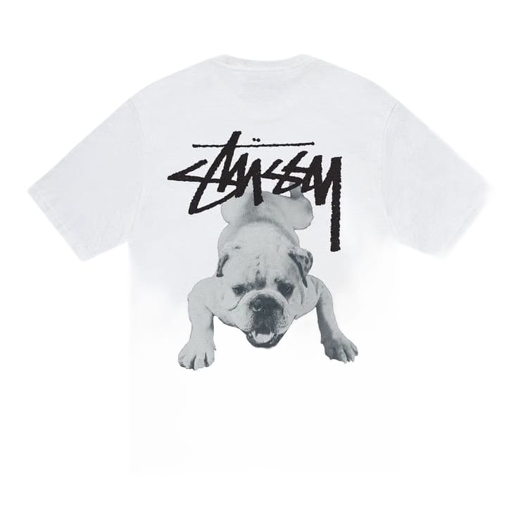 Stussy Stock Dog T-Shirt White