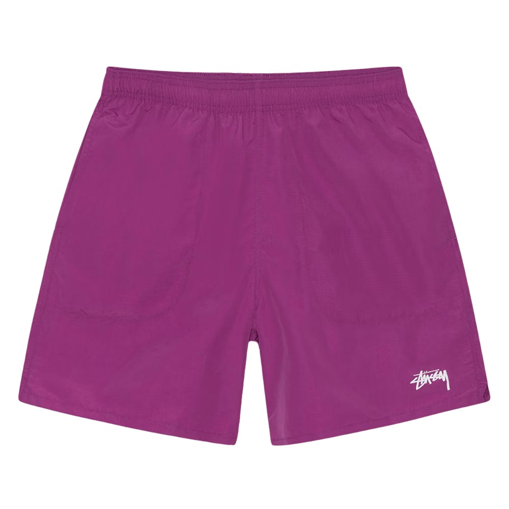 Stussy Stock Elastic Waistband Water Shorts Orchid