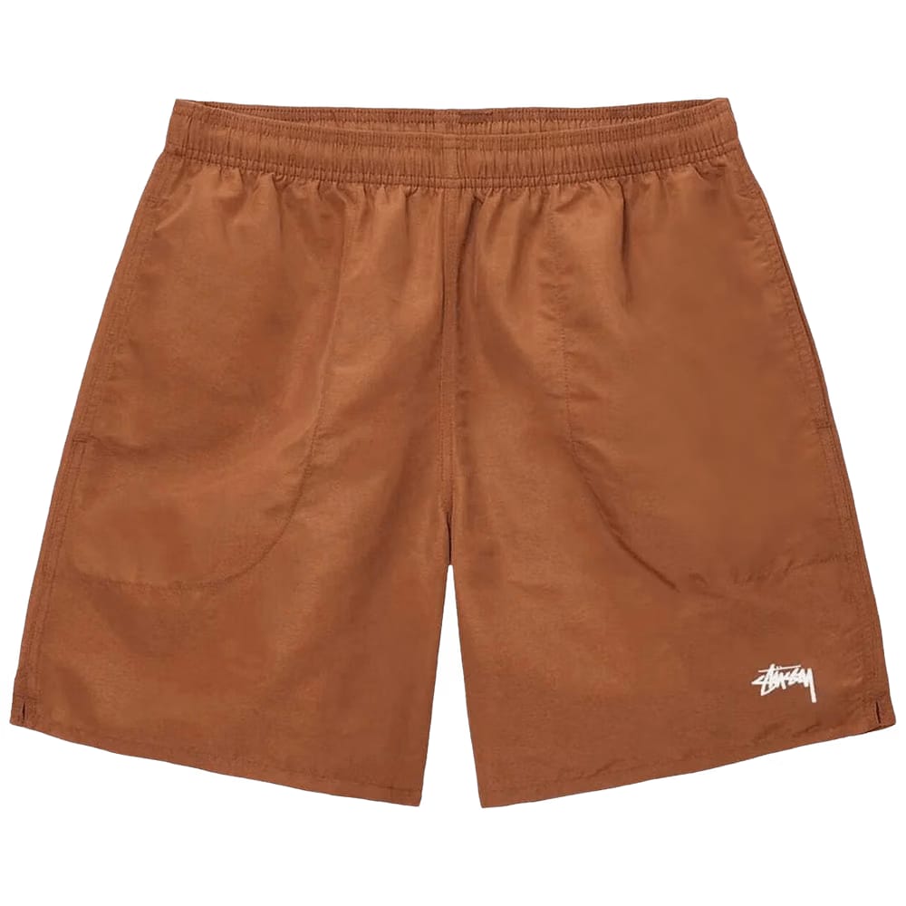 Stussy Stock Elastic Waistband Water Shorts Tortoise