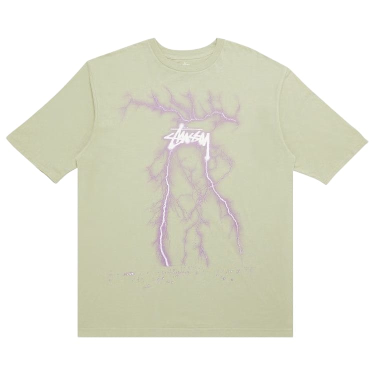 Stussy Stock Lightning T-Shirt Sage