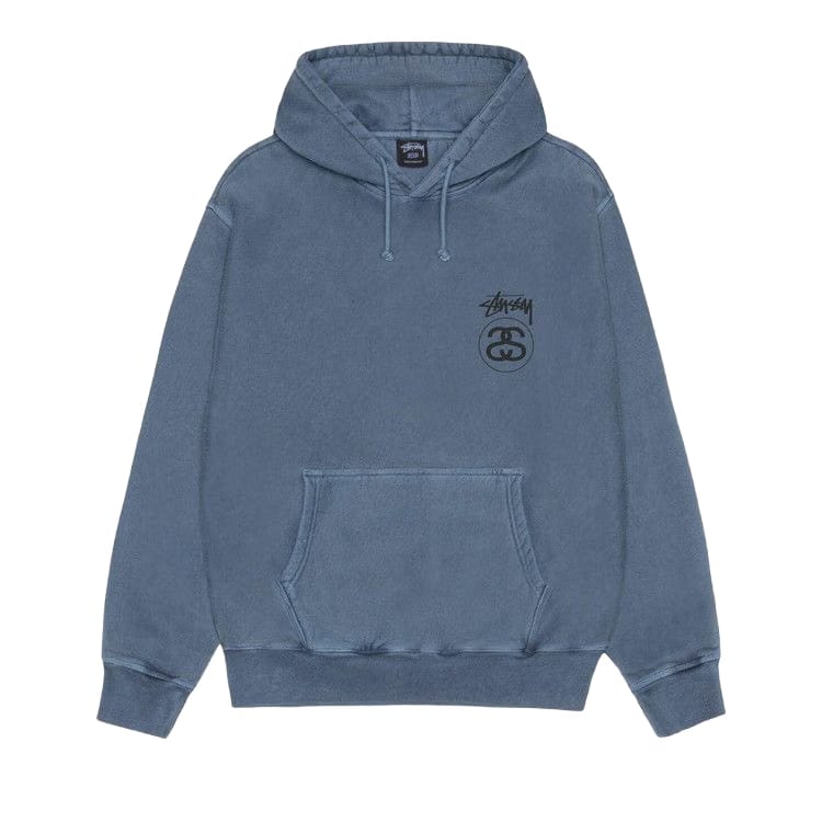 Stussy Stock Link Hoodie Pigment Dyed Navy