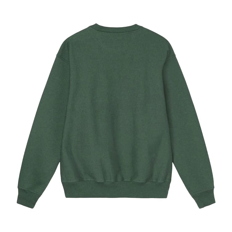 Stussy Stock Logo Crew Forest