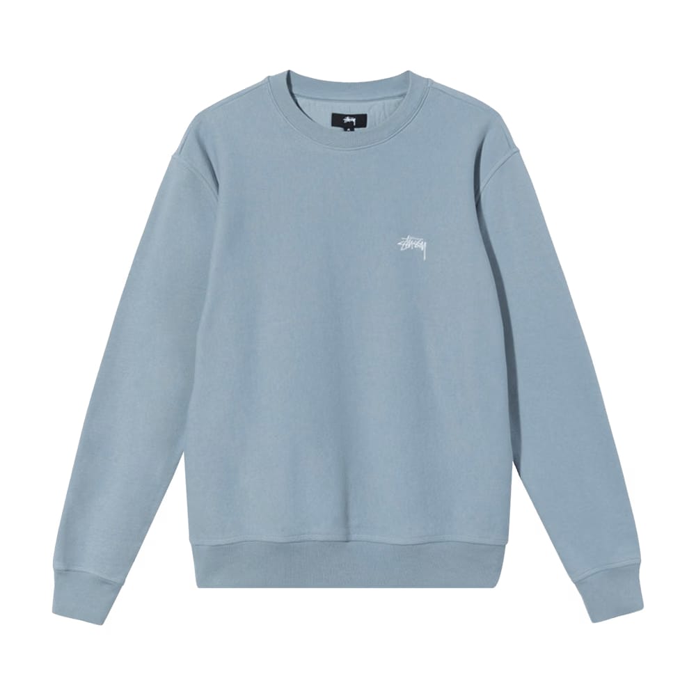 Stussy Stock Logo Crew Slate