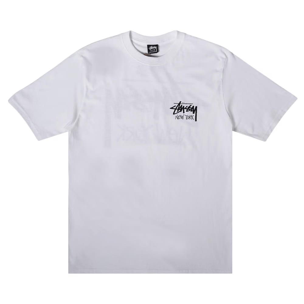 Stussy Stock New York T-Shirt White