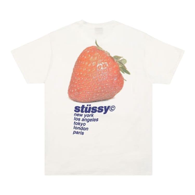 Stussy Strawberry T-Shirt White
