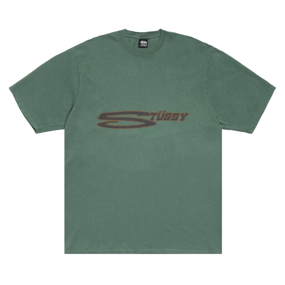 Stussy Stretch T-Shirt Pigment Dyed Pine