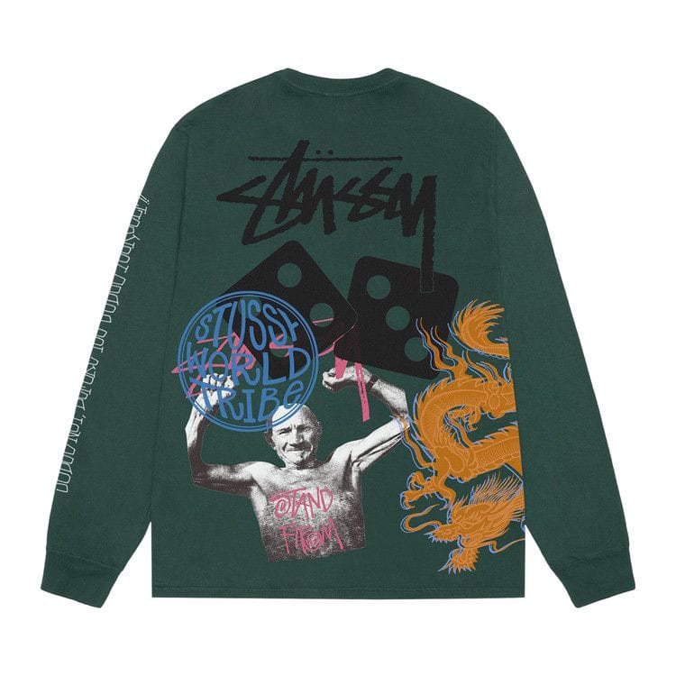 Stussy Strike Long-Sleeve T-Shirt Forest