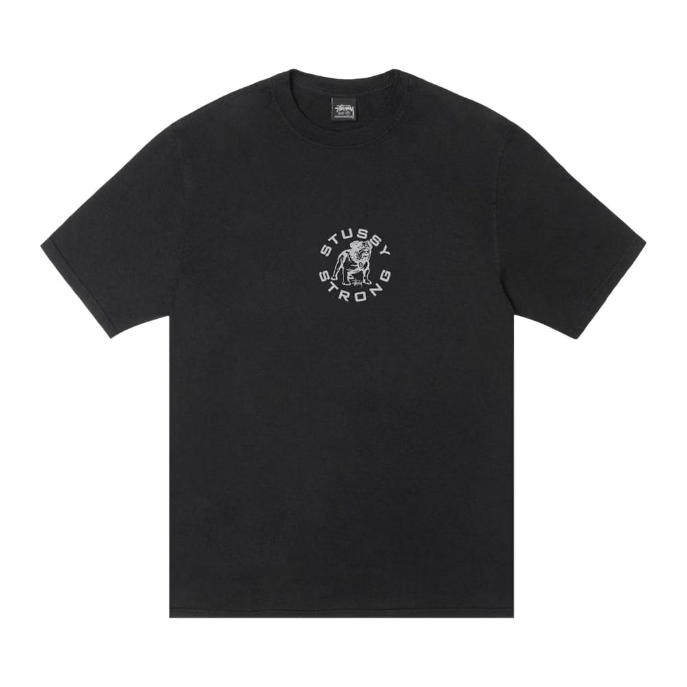 Stussy Strong Mac T-Shirt Pigment Dyed Black