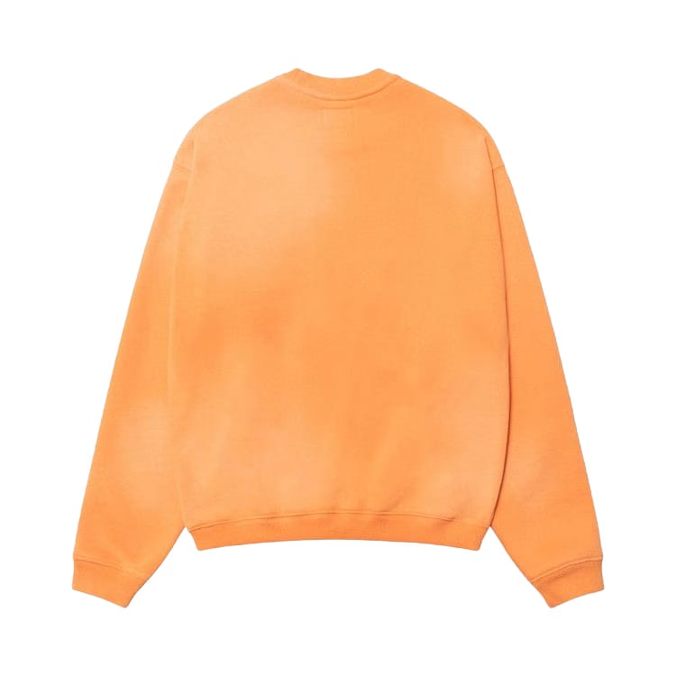 Stussy Stu Appliqué Crew Orange