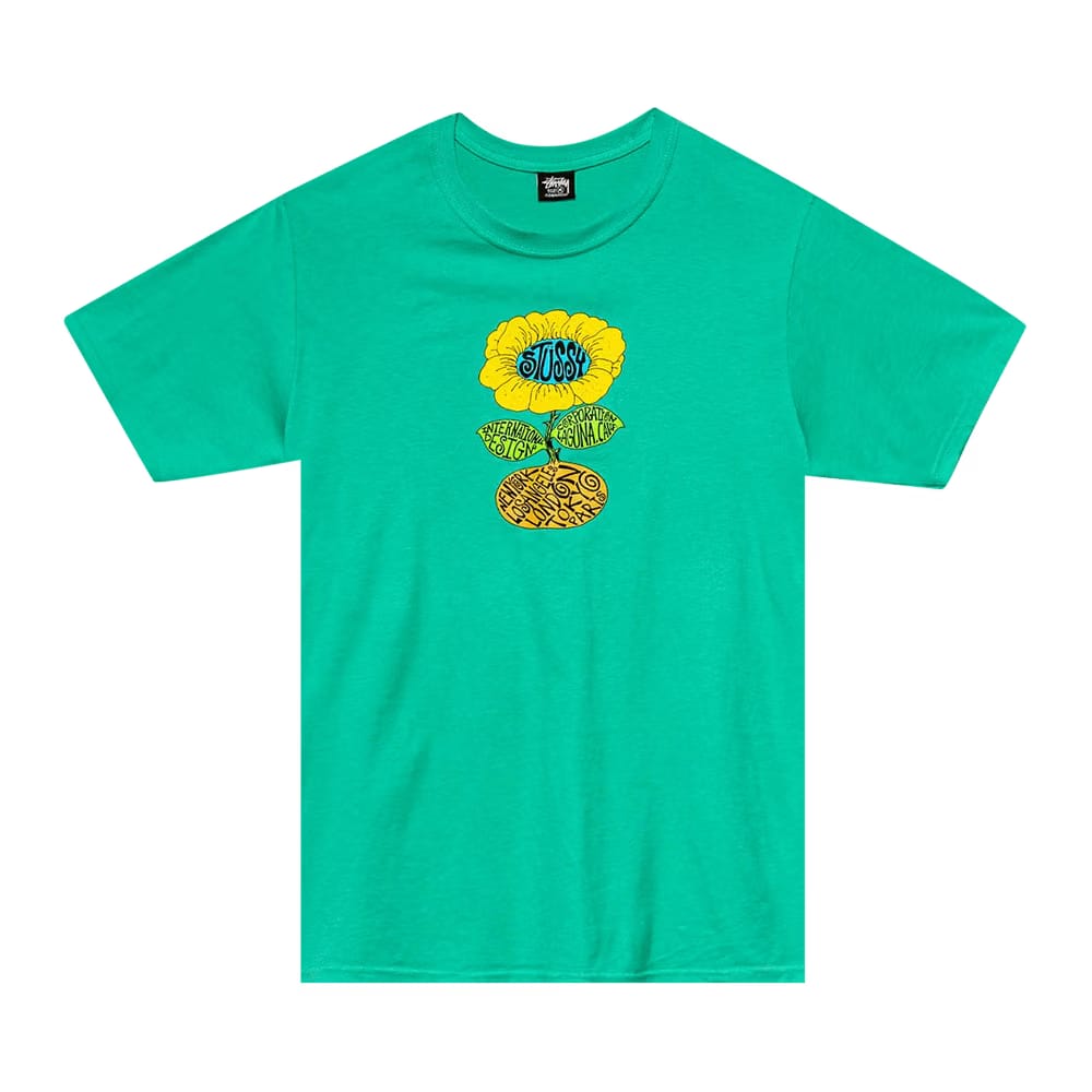 Stussy Sunflower T-Shirt Green