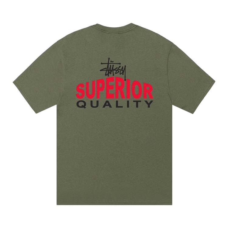 Stussy Superior Quality T-Shirt Olive