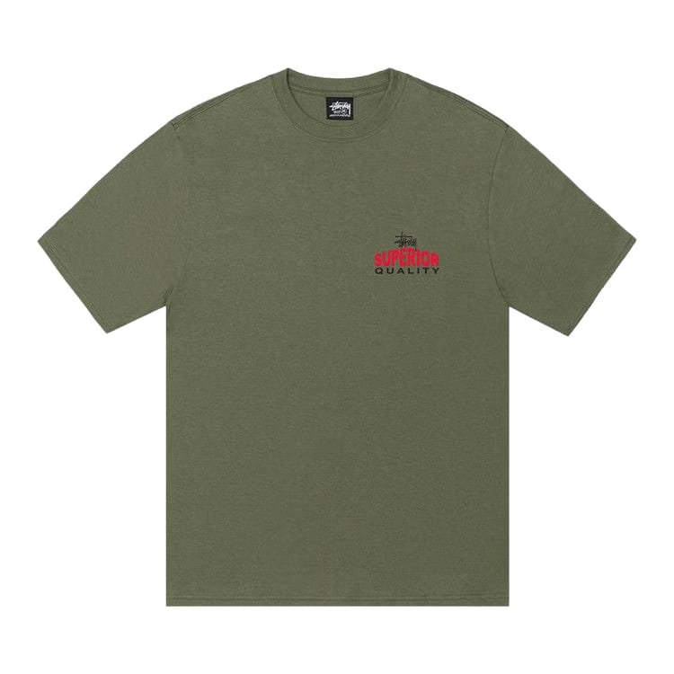 Stussy Superior Quality T-Shirt Olive