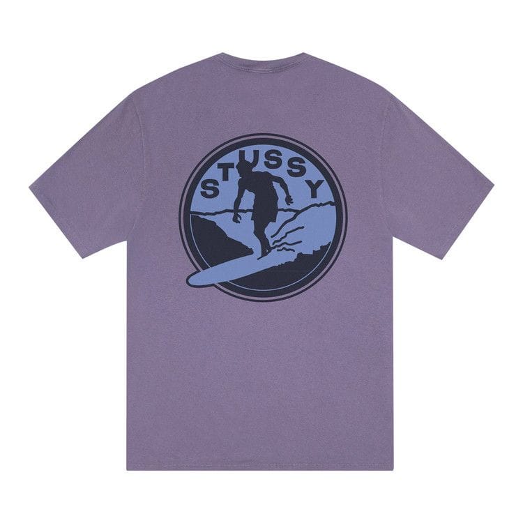 Stussy Surf Club T-Shirt Pigment Dyed Grape